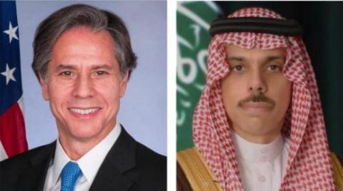 وزيرا خارجية السعودية وأميركا يناقشان القضايا الإقليمية والدولية