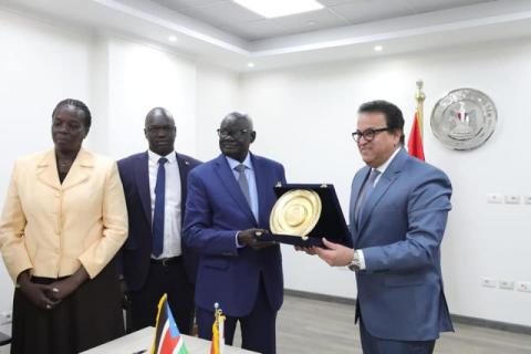 توافق مصري - جنوب سوداني على تعزيز التعاون في المجالات كافة
