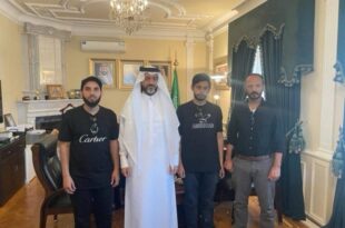 السفير السعودي في باكو يحتفي بمواطنين أنقذوا أذربيجانيا من الموت