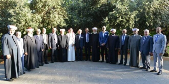 السفير السعودي في بيروت يستقبل مفتي لبنان والسنيورة ورؤساء الجمعيات الإسلامية