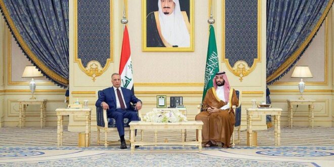 ولي العهد ورئيس الوزراء العراقي يبحثان دعم وتعزيز أمن واستقرار المنطقة