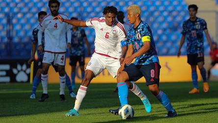 مجموعة الأخضر.. الإمارات تسقط أمام اليابان بثنائية في كأس آسيا تحت 23 عامًا