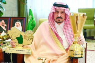 أمير الرياض 
يستقبل الأبطال