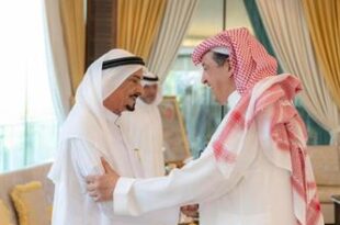 حاكم عجمان يستقبل سفير خادم الحرمين لدى الإمارات