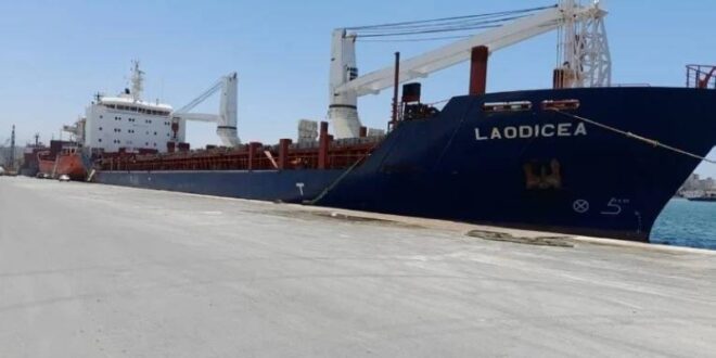 بأمر قضائي.. لبنان يحتجز سفينة القمح الأوكراني السورية
