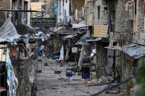 لبنان: جريحان في اشتباكات بمخيم عين الحلوة للاجئين الفلسطينيين