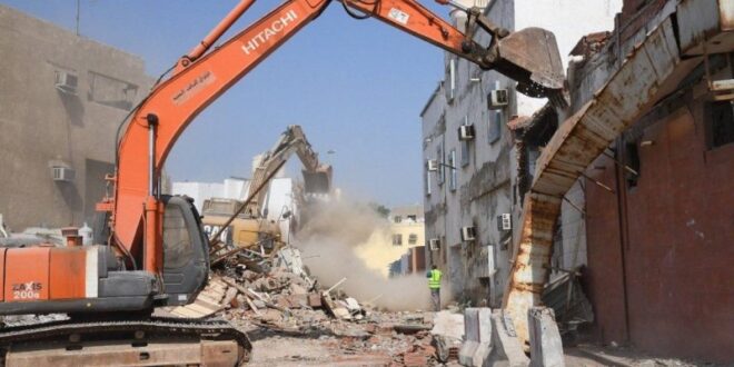 لجنة عشوائيات جدة تشرع في أعمال الإزالة لحي المنتزهات.. الإثنين