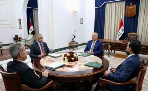 الرئاسات العراقية تدعو إلى التهدئة والحوار ووقف التصعيد