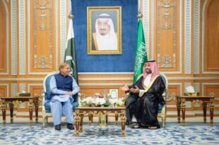 ولي العهد السعودي ورئيس وزراء باكستان يبحثان التطورات الدولية
