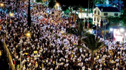 المظاهرات ضد نتنياهو تتسع إلى أوروبا والولايات المتحدة