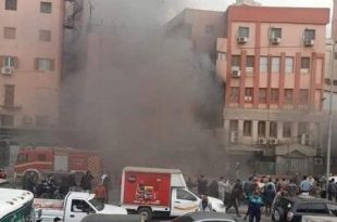 3 وفيات في حريق بمستشفى شرق القاهرة