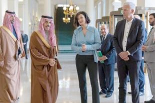 وزير الخارجية السعودي يلتقي رئيسة مجلس الشيوخ في بلجيكا