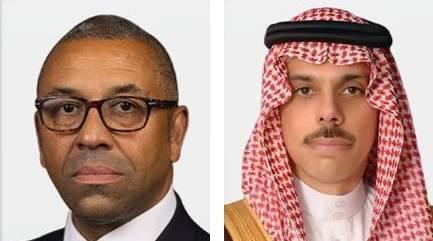 وزيرا خارجية السعودية وبريطانيا يناقشان أحداث السودان