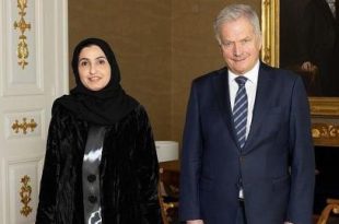 سفيرة السعودية تقدم أوراق اعتمادها لرئيس فنلندا