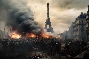 نيران المظاهرات الفرنسية