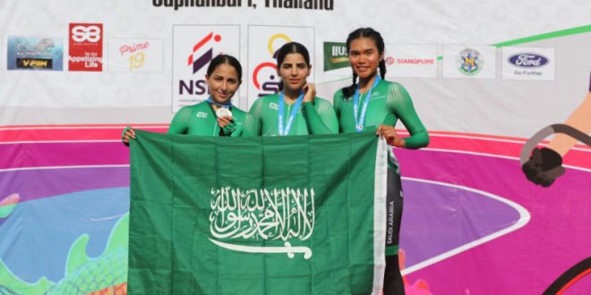 3 سعوديات يحققن ميداليات آسيا في الدراجات